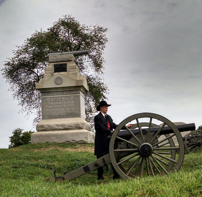 James Maclay reinactor, gettysburg tour guide, tourguide, gettysburg tours, tour guide near me